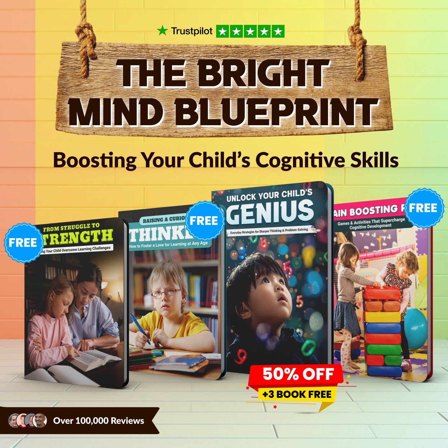 The Bright Mind Blueprint (50% OFF + 3 FREE)