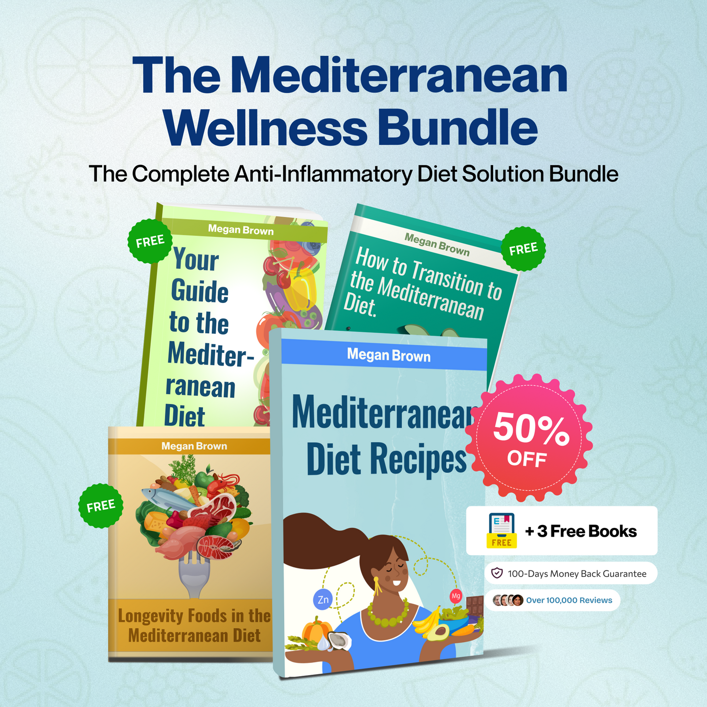 Mediterranean Wellness Bundle (50% OFF + 3 FREE)