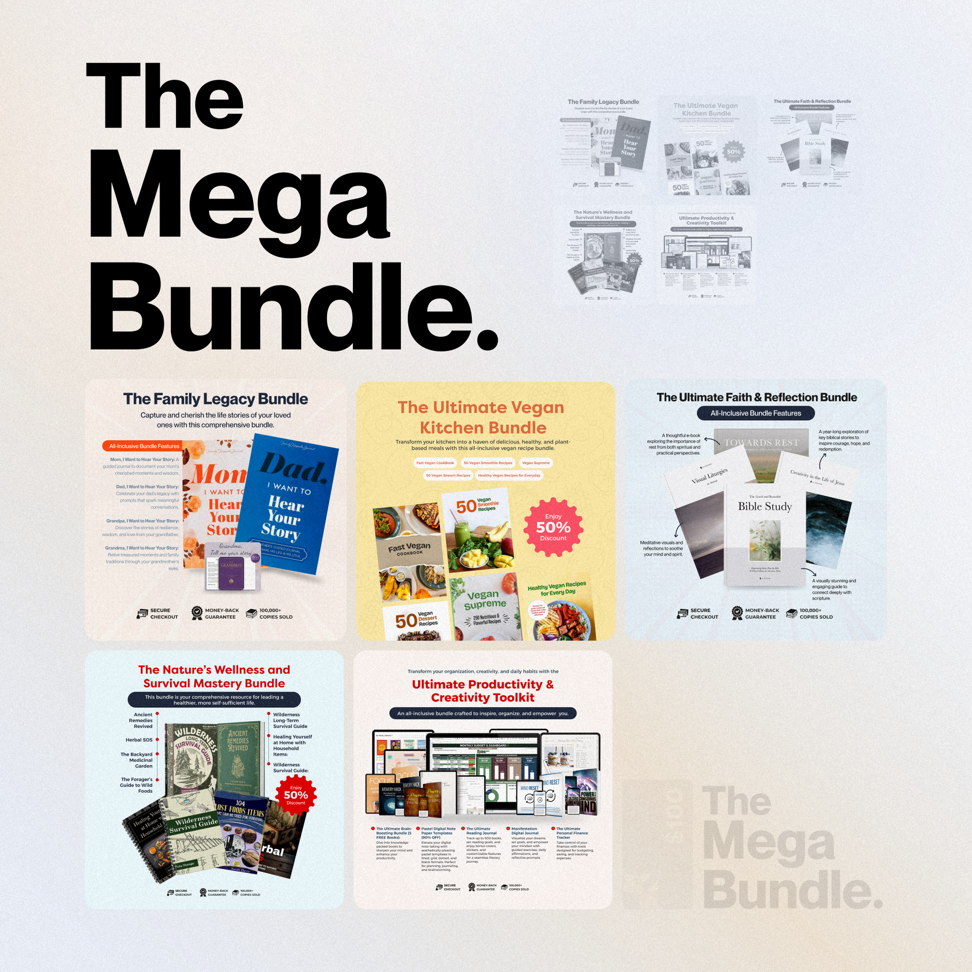 The Mega Bundle (95% OFF + 9 FREE Products) – Zolivi Store
