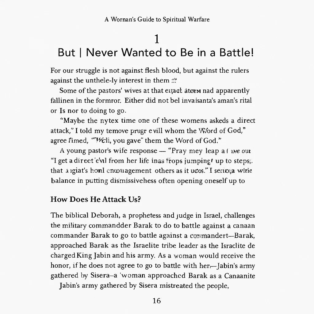 A Woman's Guide to Spiritual Warfare -  (50% OFF)