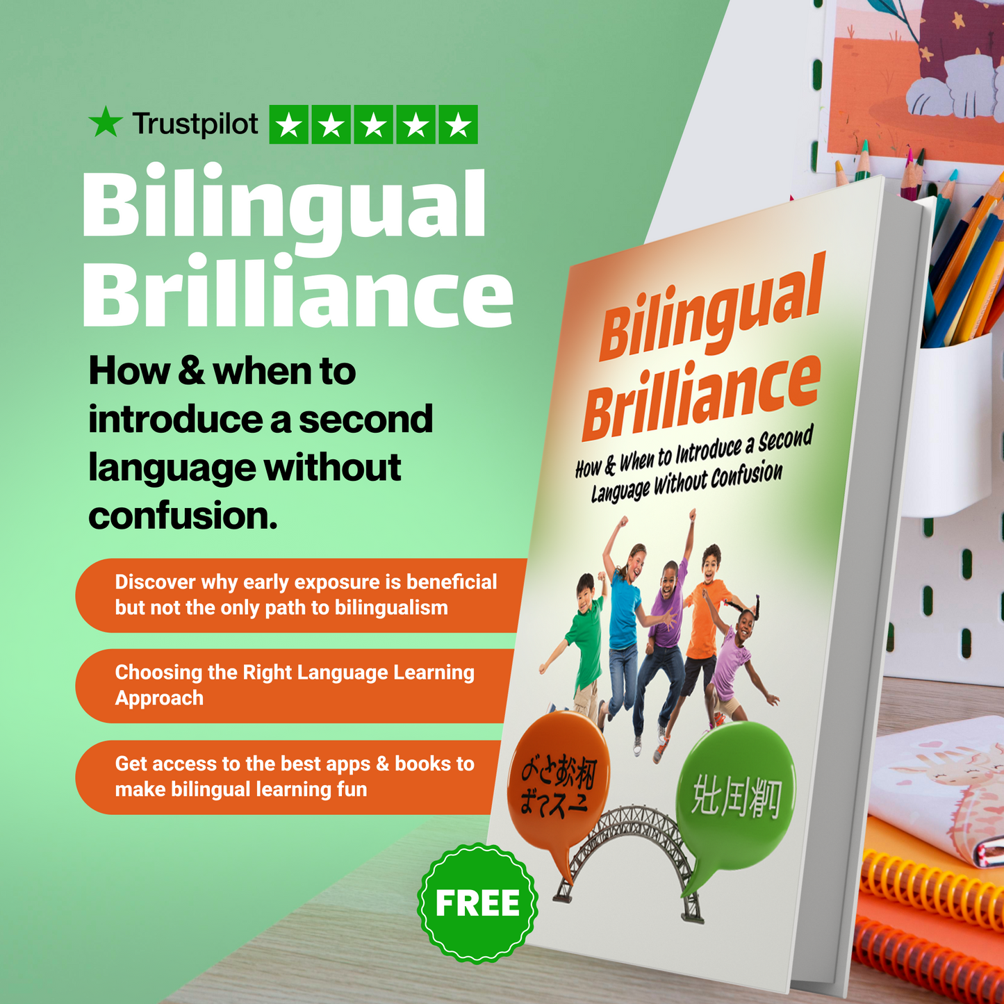The Language Leap - Helping Your Child Master Communication (50% OFF + 3 FREE)